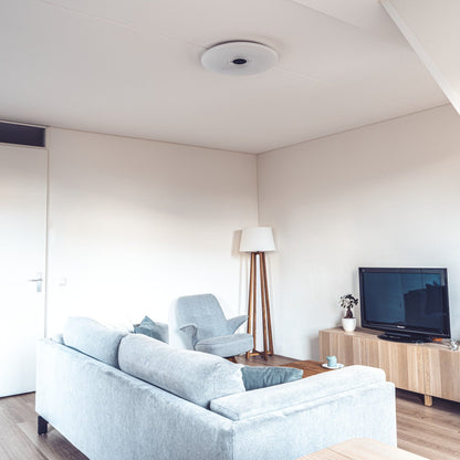 VoiceControl LED Plafondlamp 50 cm met Google Nest & Amazon Echo Dot houder - Bedienbaar met App