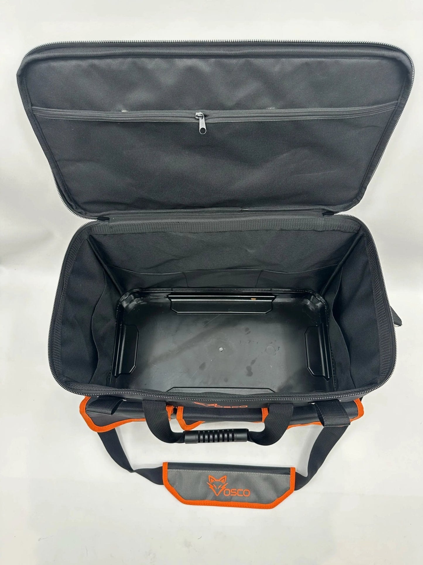 Vosco® Gereedschapstas XL - Robuust & Ruim - Zwart/Oranje