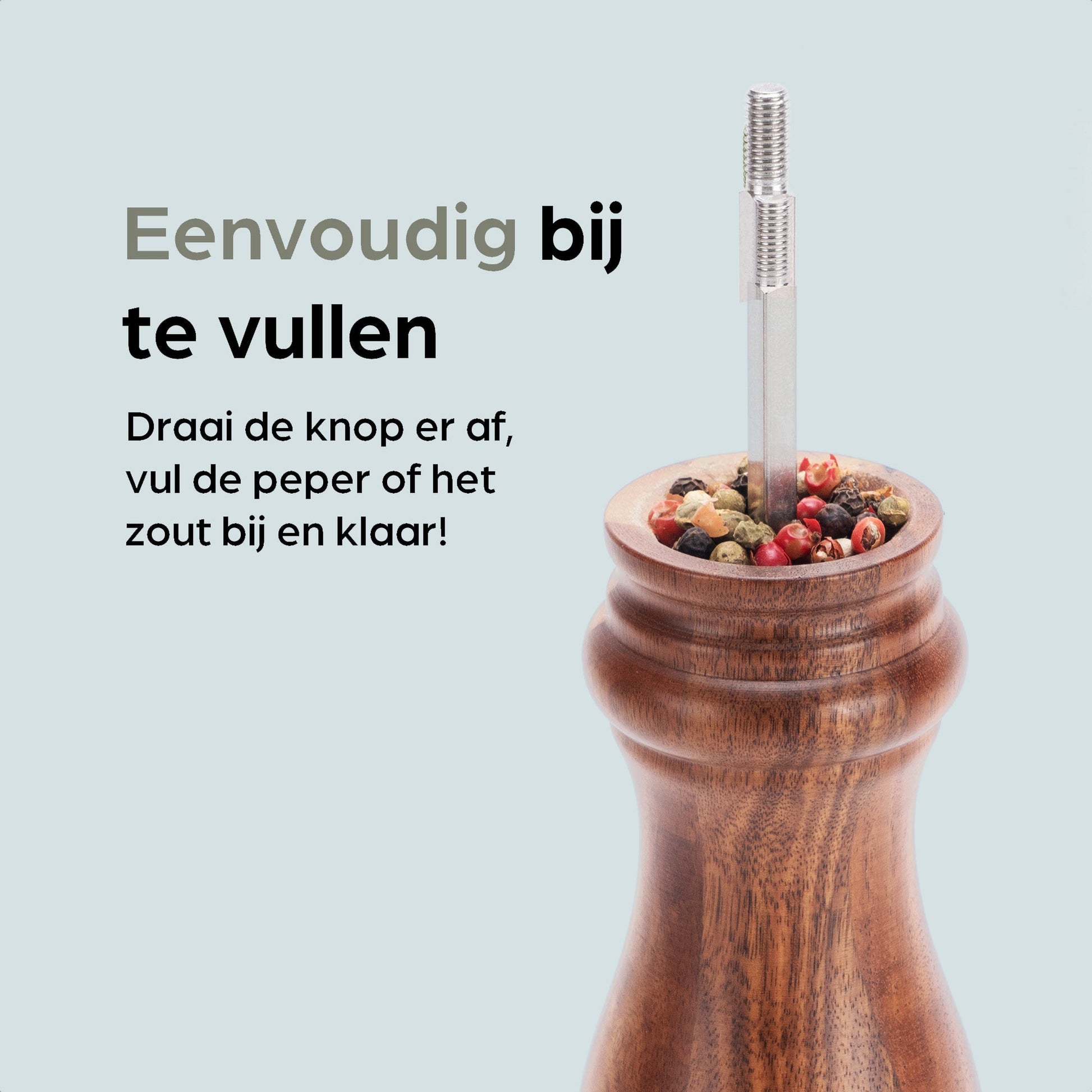 Houten onderzetter peper zout houten kommetjes