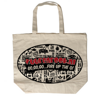Comnox - Vuur&Rook Canvas Shopper XXL - Extra grote draagtas voor BBQ accessoires