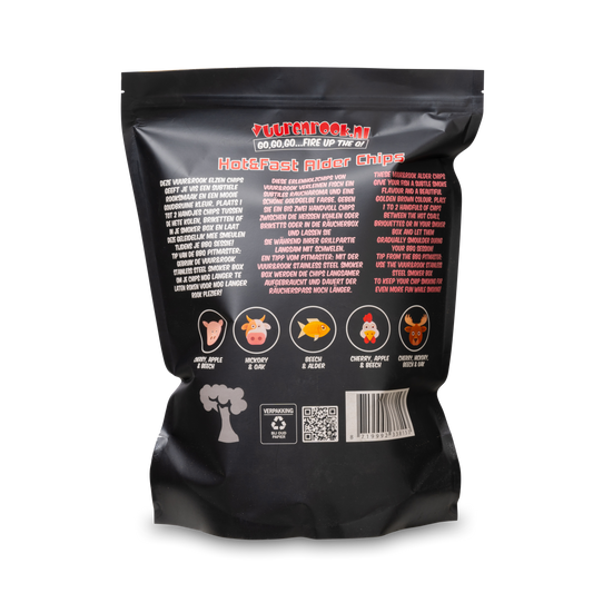 Hot&Fast Cherry Chips BBQ rooksmokkertjes meerdere smaken