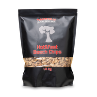 Comnox - Vuur&Rook Hot&Fast Beuken Chips - Subtiele Rooksmaak - 1,5 kg