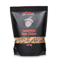 Comnox - Vuur&Rook Hot&Fast Eiken Chips - Diepe rooksmaak en kleur - 1,5 kg