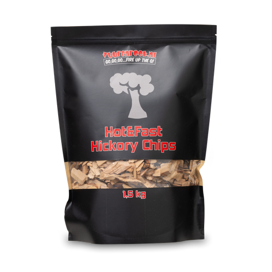 Hot&Fast Beech Chips 1,5 kg houtskool voor barbecue