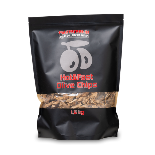Hot&Fast Beech Chips 1,5 kg houtskool voor barbecue