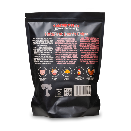 Hot&Fast Cherry Chips BBQ rooksmokkertjes meerdere smaken