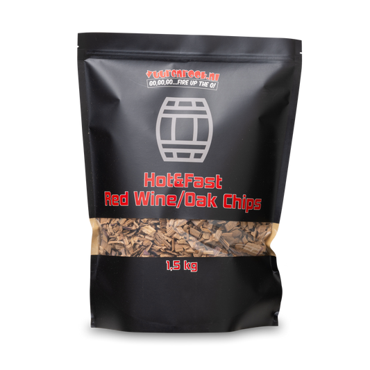 Hot&Fast Beech Chips 1,5 kg houtskool voor barbecue