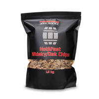 Comnox - Vuur&Rook Hot&Fast Whisky Eiken Chips - Intense Rooksmaak - 1,5 kg