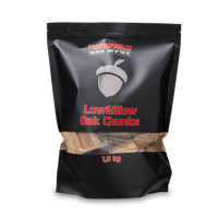 Comnox - Vuur&Rook Low&Slow Eiken Chunks - Diepe rooksmaak voor BBQ - 1,5 kg