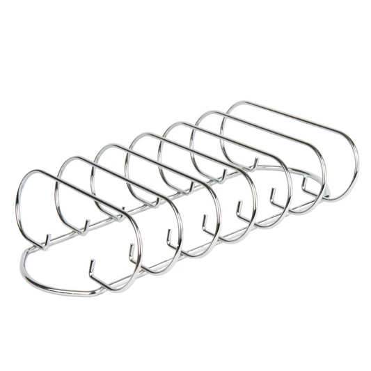 Comnox - Vuur&Rook Rib Rack XXL - Ruim, gelijkmatig garen - 6 Ribs tegelijk - 60 cm breed - Comnox