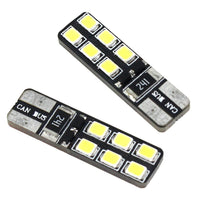 Comnox - W5W autolamp 2 stuks - Heldere daglichtwitte verlichting - LED T10 6000K CAN-BUS