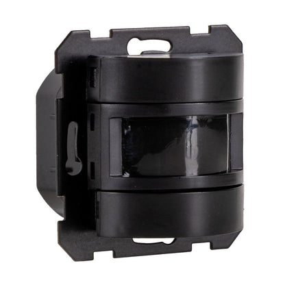 Wandschakelaar met Bewegingssensor - 55 x 55 mm inbouw - Compatibel met LED - Zwart