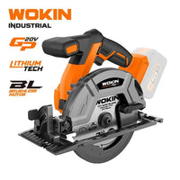 Comnox - WOKIN - Cirkelzaag 20V Li-Ion – Krachtig, Accu, 165mm – Ergonomisch, CE-goedkeuring – 20V – 5000 min-1