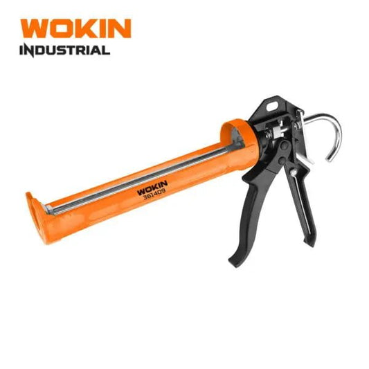 Comnox - WOKIN - Professioneel Kitpistool 225 mm - Lichtgewicht aluminium behuizing - Stalen trekker - Ergonomisch ontwerp - 225 mm