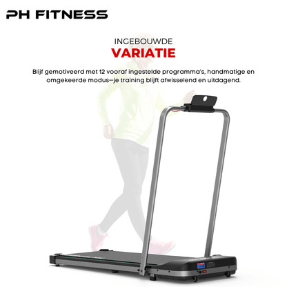 PH FITNESS loopband met ingebouwde variatie training
